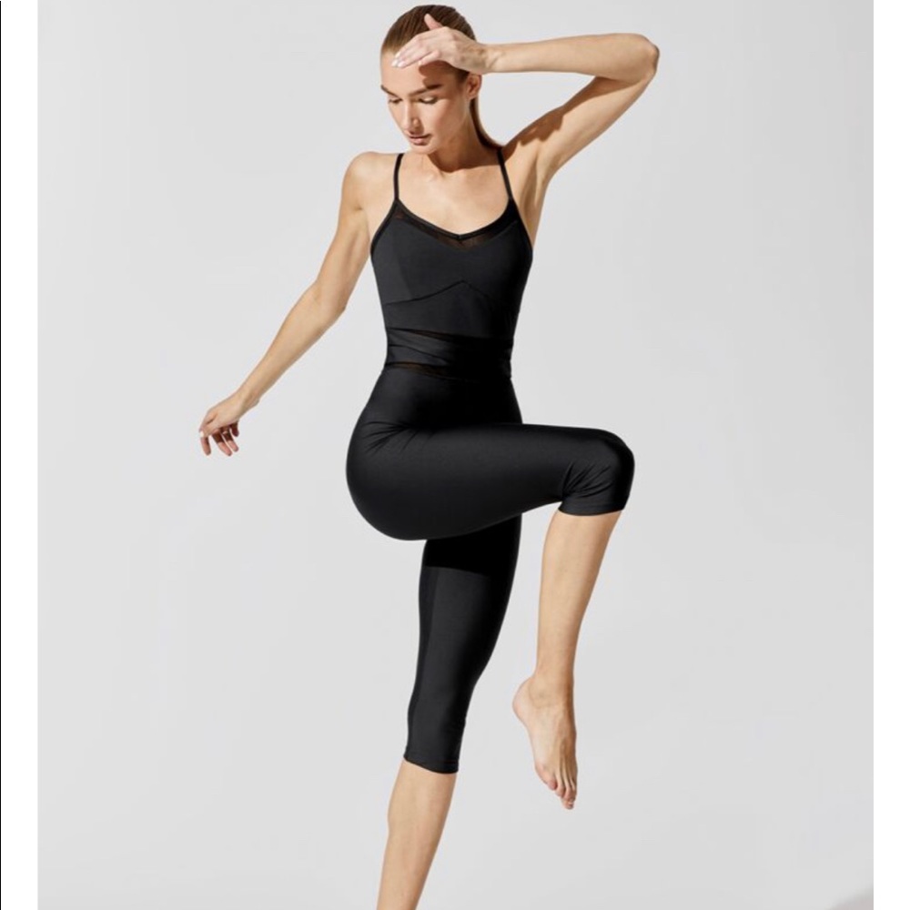 Carbon38 BUSTIER CROPPED JUMPSUIT